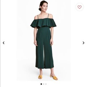 H&M Dark Green Romper